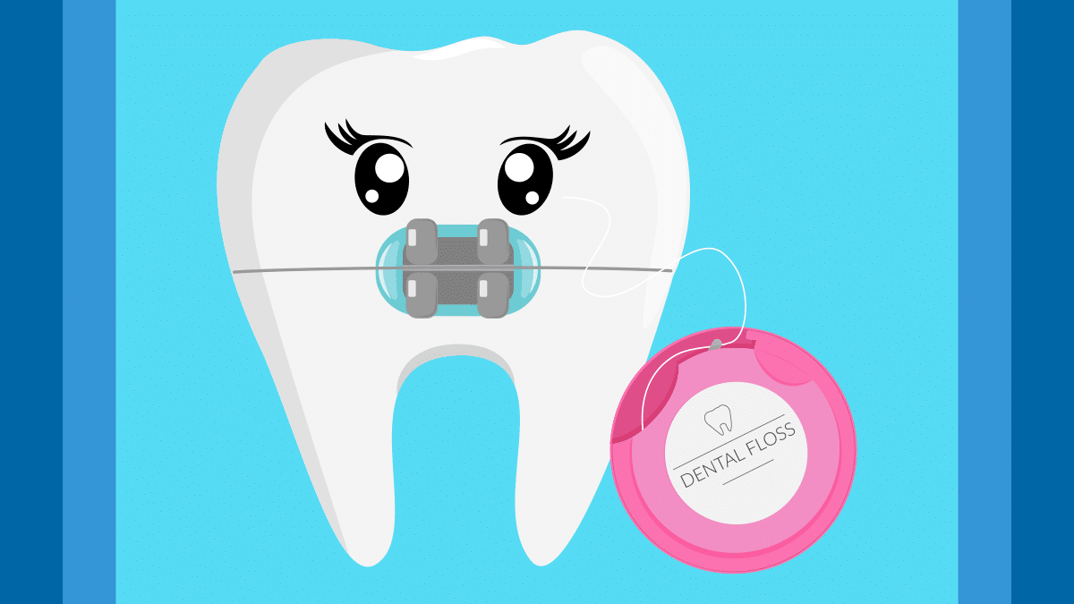 floss with braces